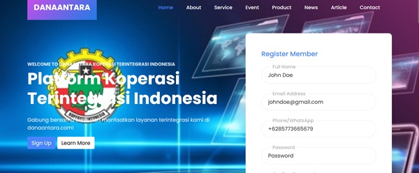 Danaantara Platform Koperasi Terintegrasi Indonesia ETERNAL TAE KWONDO ACADEMY MAJENANG
